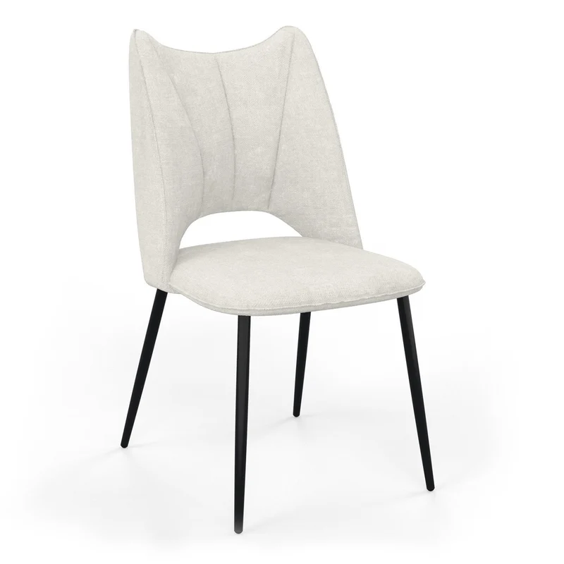 Chaise orthopédique en tissu, 51,5x60xH95,5cm - MADDY