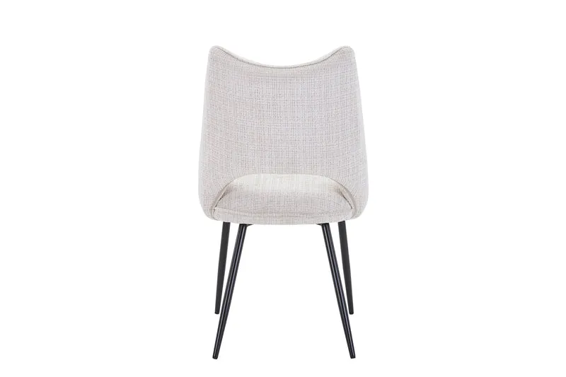 Chaise orthopédique en tissu, 51,5x60xH95,5cm - MADDY