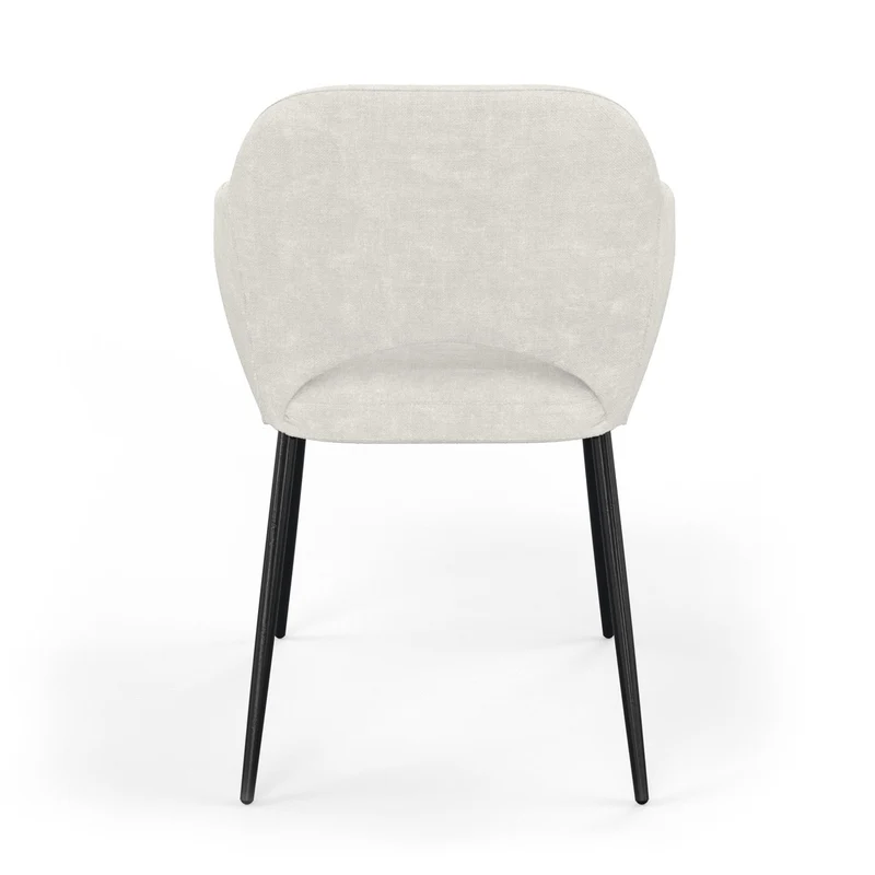 Chaise en tissu, 58x63,5xH80cm - MILLIE