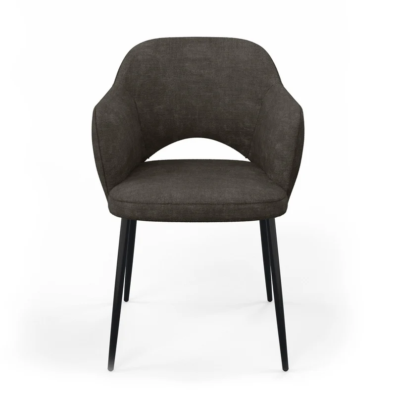 Chaise en tissu, 58x63,5xH80cm - MILLIE