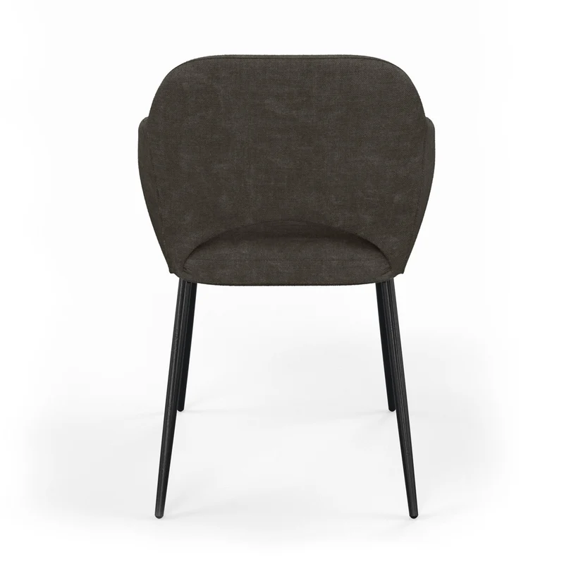 Chaise en tissu, 58x63,5xH80cm - MILLIE