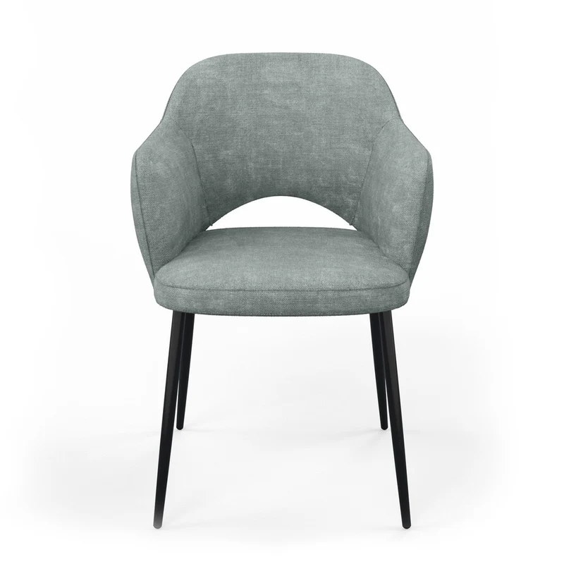 Chaise en tissu, 58x63,5xH80cm - MILLIE
