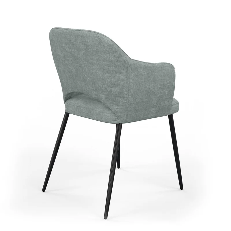 Chaise en tissu, 58x63,5xH80cm - MILLIE