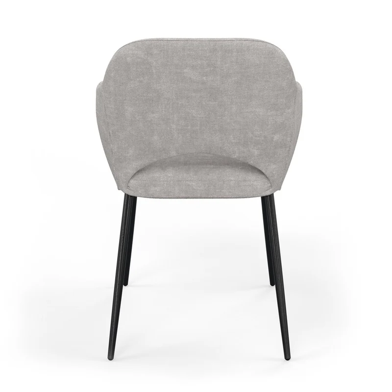 Chaise en tissu, 58x63,5xH80cm - MILLIE
