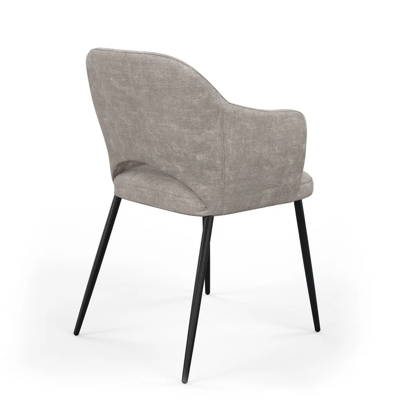 Chaise en tissu, 58x63,5xH80cm - MILLIE