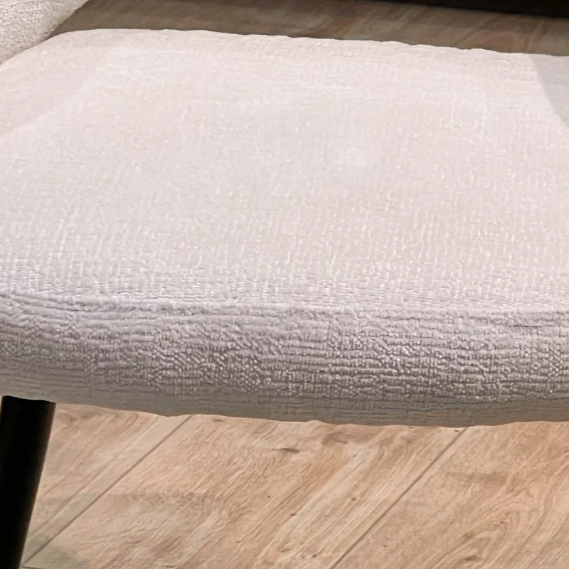 Chaise en tissu, 58x63,5xH80cm - MILLIE
