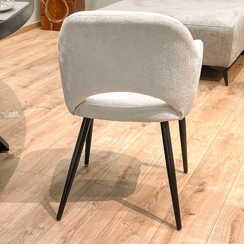Chaise en tissu, 58x63,5xH80cm - MILLIE