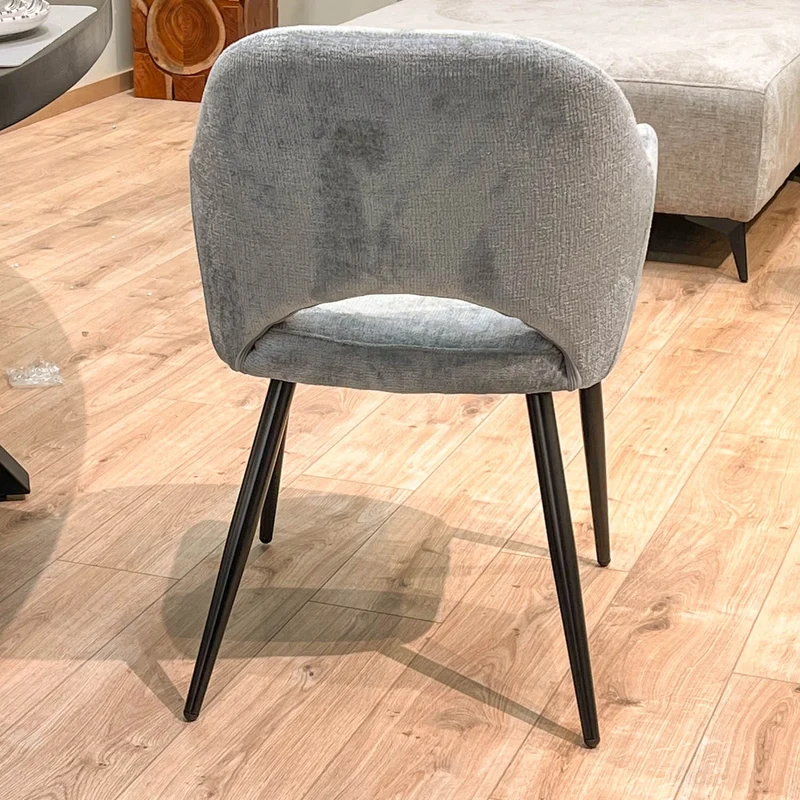 Chaise en tissu, 58x63,5xH80cm - MILLIE