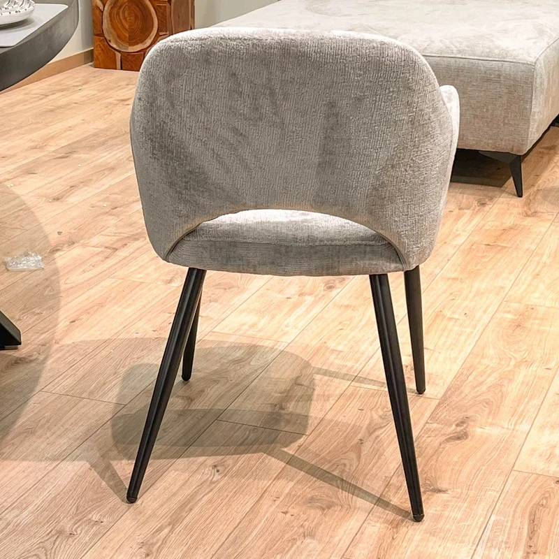 Chaise en tissu, 58x63,5xH80cm - MILLIE