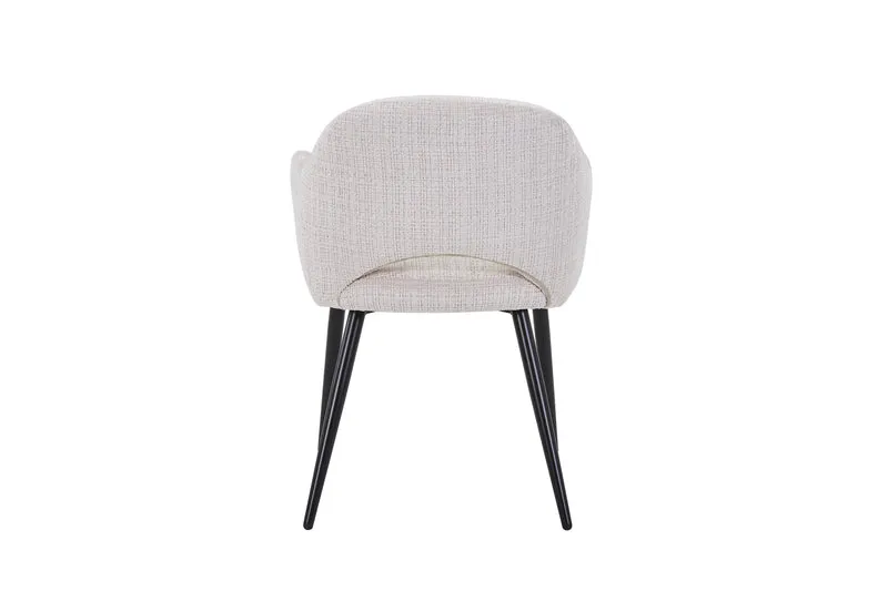 Chaise en tissu, 58x63,5xH80cm - MILLIE