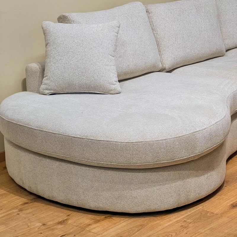Grand Canapé d'Angle modulable 9-10 places en tissu 393x320xH94 cm - MARDINI