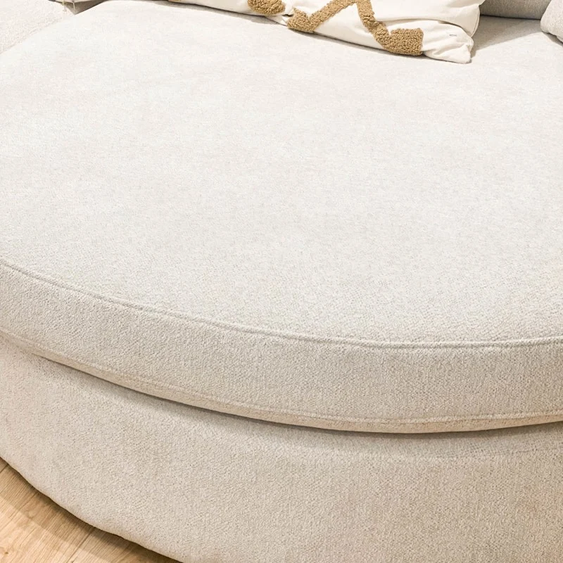 Grand Canapé d'Angle modulable 9-10 places en tissu 393x320xH94 cm - MARDINI