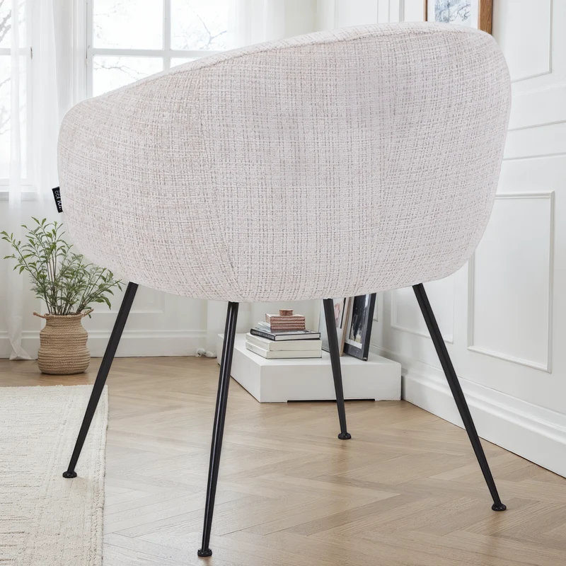 Chaise en tissu, 62x60xH79 cm - CLOUD
