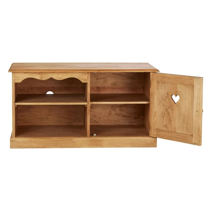 Meuble TV en bois pin savoyard 100 cm - Région