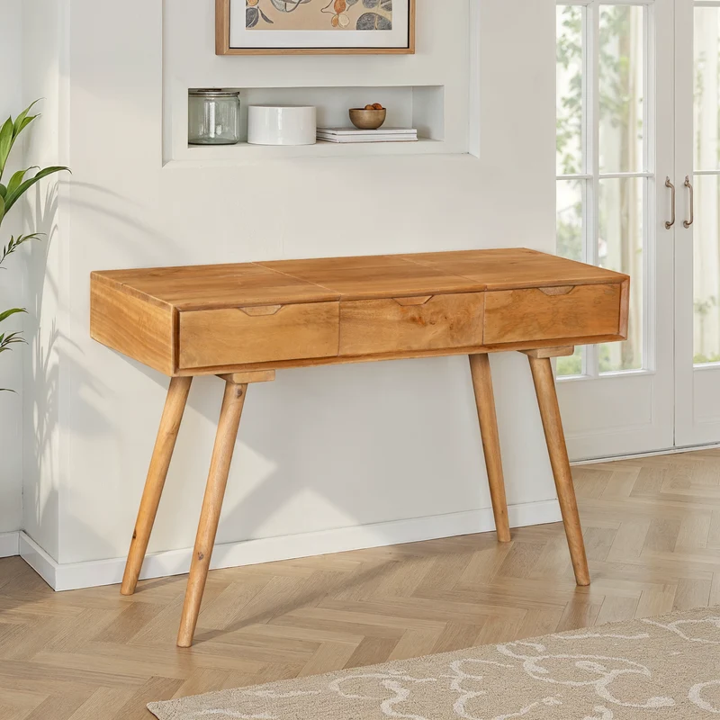 Console en bois de manguier, 120x48xH76CM