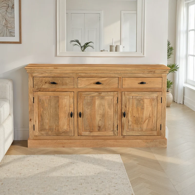Buffet en bois de manguier, H90CM - ORLANE