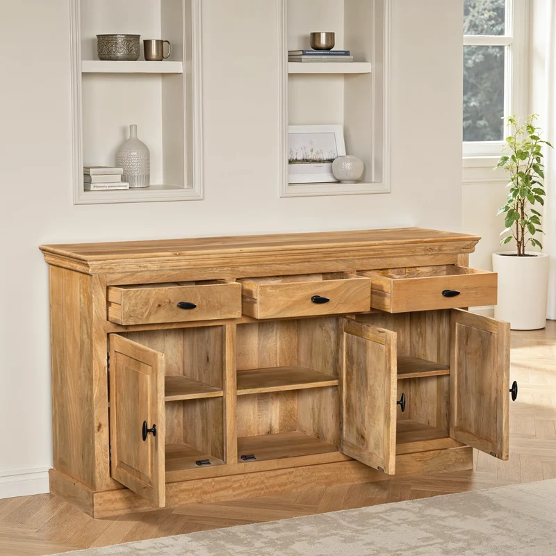 Buffet en bois de manguier, H90CM - ORLANE