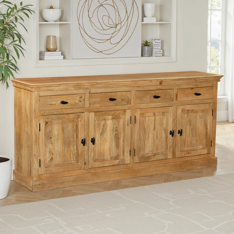 Buffet en bois de manguier, H90CM - ORLANE