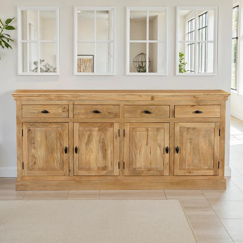 Buffet en bois de manguier, H90CM - ORLANE