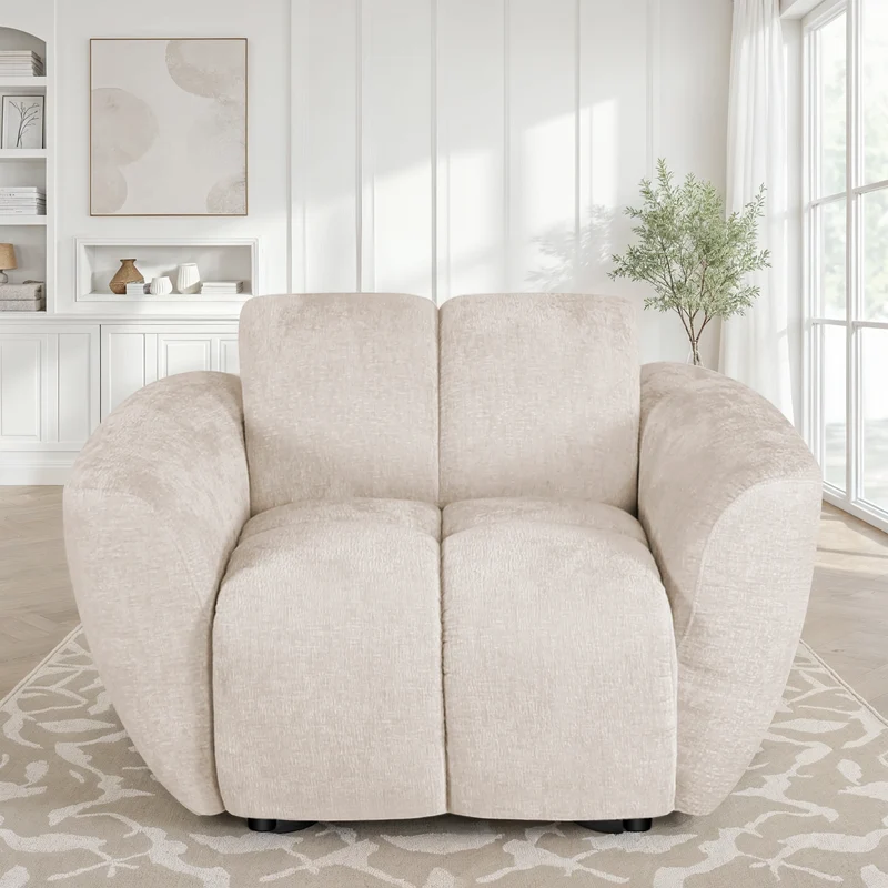 Canapé / fauteuil en tissu anti tache - LILO