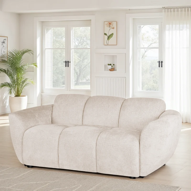 Canapé / fauteuil en tissu anti tache - LILO
