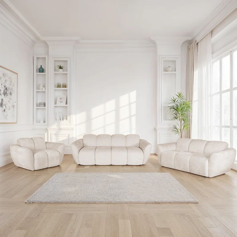 Canapé / fauteuil en tissu anti tache - LILO