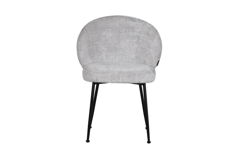 Chaise en tissu anti tache, 58x60xH82,5CM - SHIREL