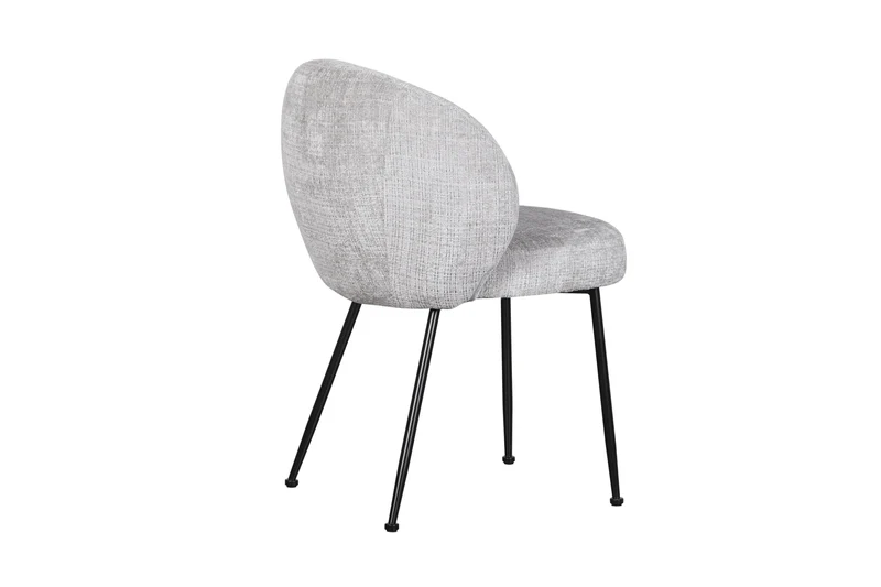 Chaise en tissu anti tache, 58x60xH82,5CM - SHIREL