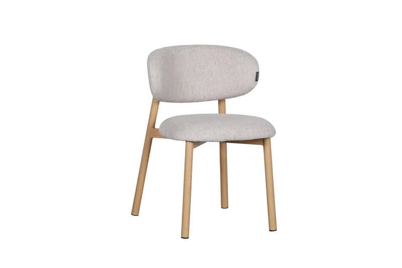 Chaise en tissu anti tache, 50,5x53,5xH74CM - MAYA