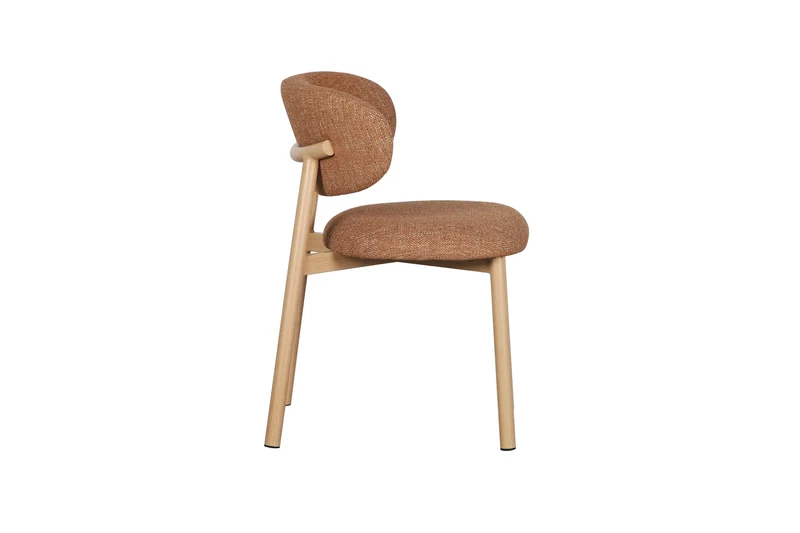 Chaise en tissu anti tache, 50,5x53,5xH74CM - MAYA