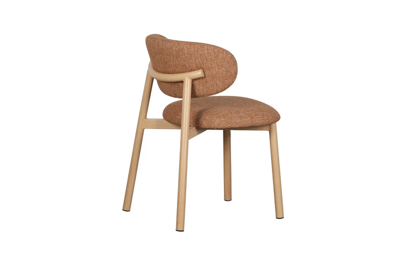 Chaise en tissu anti tache, 50,5x53,5xH74CM - MAYA
