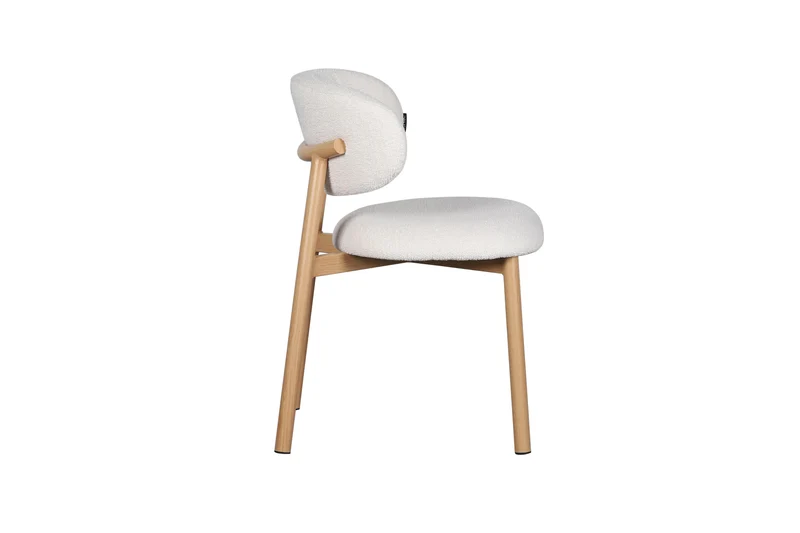 Chaise en tissu anti tache, 50,5x53,5xH74CM - MAYA