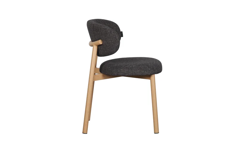 Chaise en tissu anti tache, 50,5x53,5xH74CM - MAYA