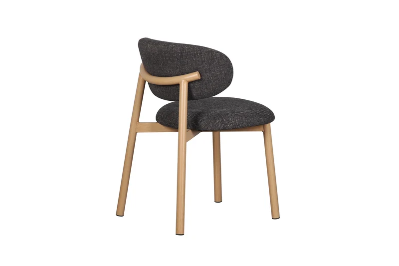 Chaise en tissu anti tache, 50,5x53,5xH74CM - MAYA