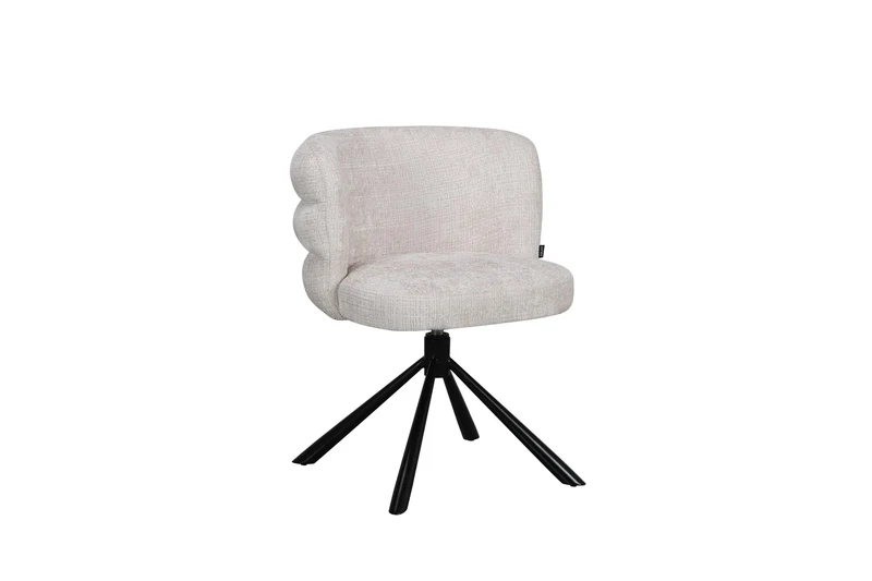 Chaise en tissu, 60x65xH76,5CM - OLYMPE