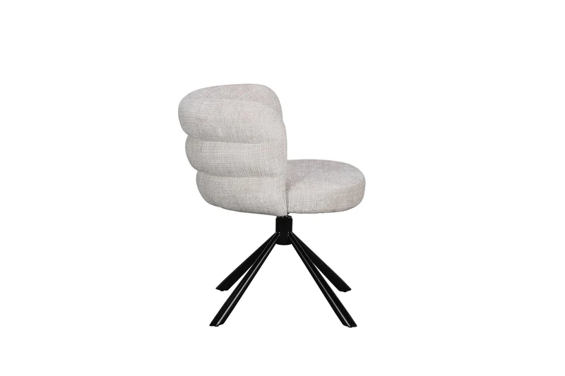 Chaise en tissu, 60x65xH76,5CM - OLYMPE