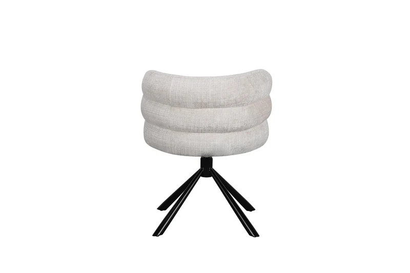 Chaise en tissu, 60x65xH76,5CM - OLYMPE