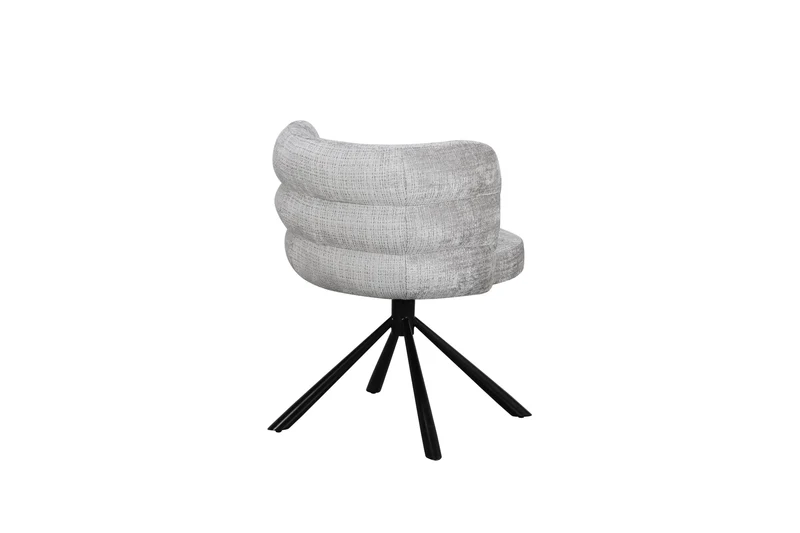 Chaise en tissu, 60x65xH76,5CM - OLYMPE