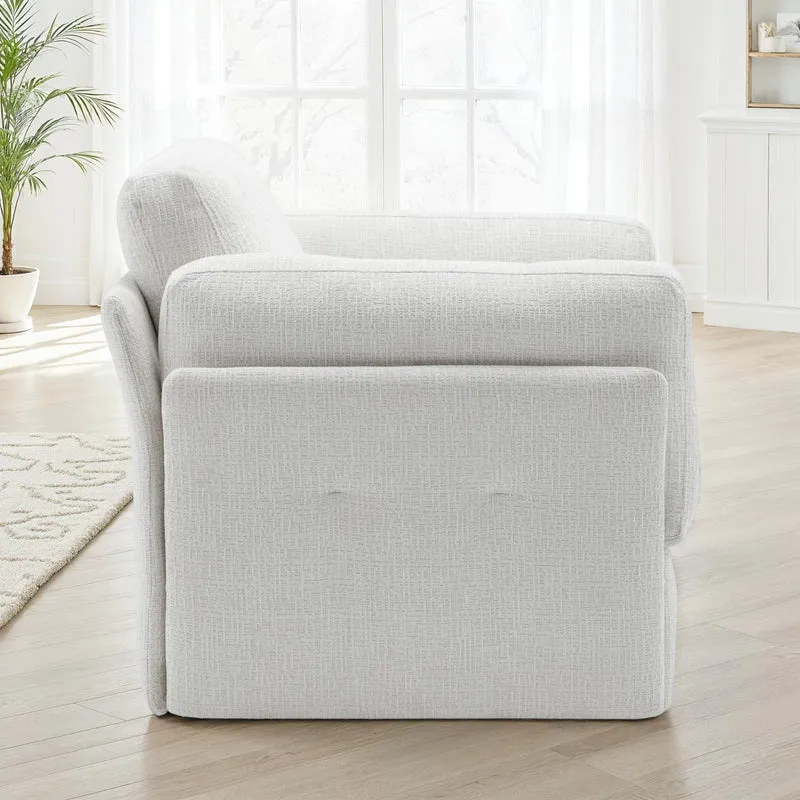 Canapé / fauteuil en tissu anti tache, H87CM - LUCIA