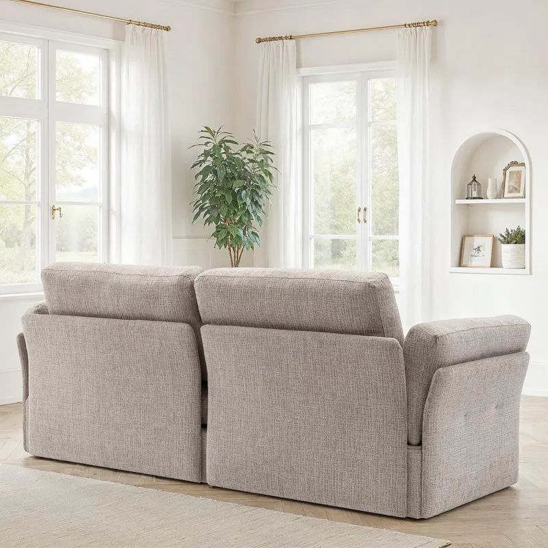 Canapé / fauteuil en tissu anti tache, H87CM - LUCIA