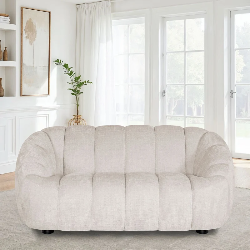 Canapé / fauteuil en tissu anti tache, H79CM - CLOUD