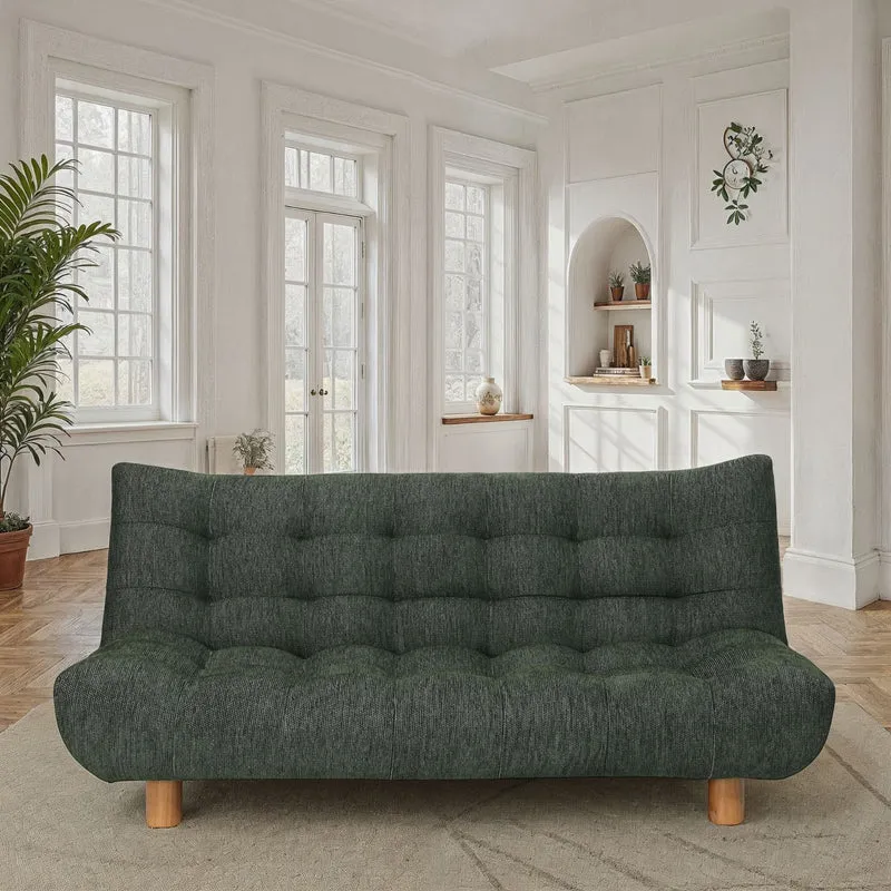 Canapé lit clic-clac convertible en tissu anti tache, 186x103xH89CM - LUCIEN