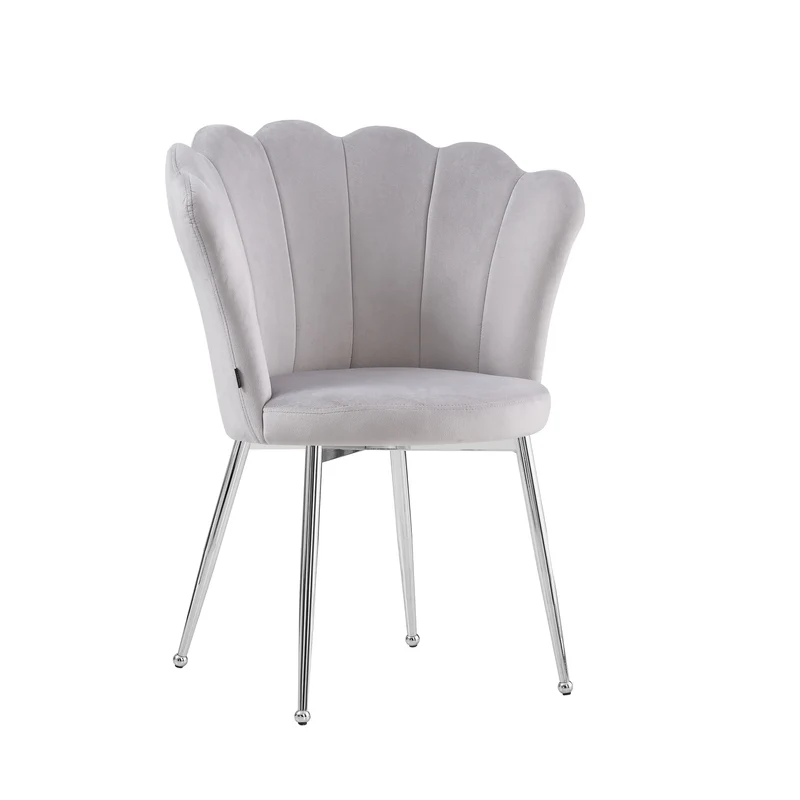 Chaise NYMPHÉA argenté