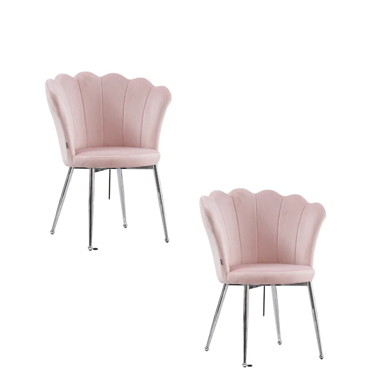 Chaise NYMPHÉA argenté