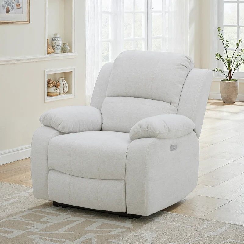 Canapé / fauteuil en tissu anti tache relax super confortable - ROMÉO