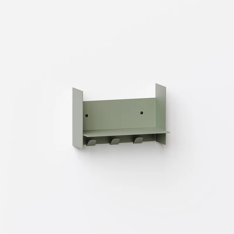 Etagère porte-manteau PLI en acier - 20 à 60cm