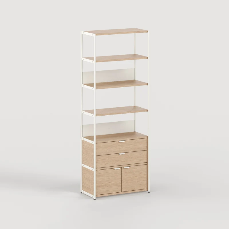 Etagère UNIT - H180 à 215 x L84cm - bois éco-certifié