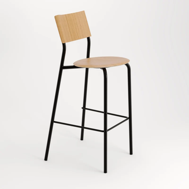 Chaise de bar SSD - bois éco-certifié