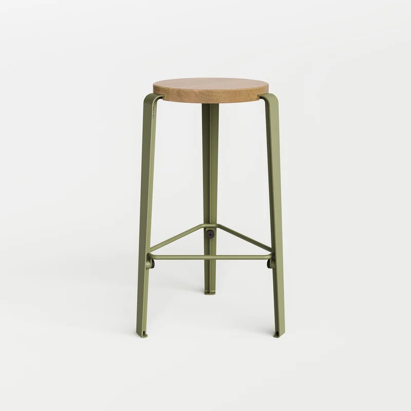 Tabouret de bar LOU - chêne massif