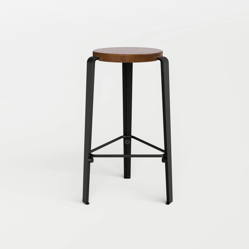 Tabouret de bar LOU - chêne massif